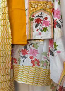 Cotton Embroidery Suit
