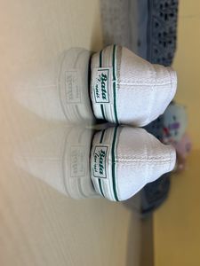 White bata shoes