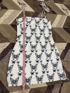 Butterfly Print Mini Dress