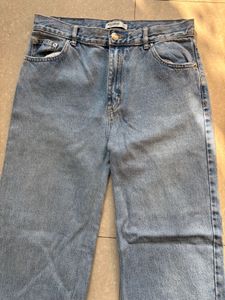 Wide Leg Denim Jeans