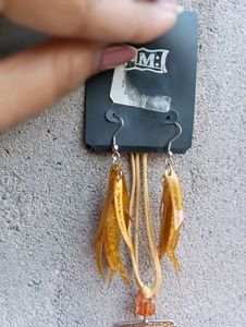 Earnings And Locket Set, I Buy For Goa Trip, But Trip Cancelled So Not Wear Once, Perfect For Beach Party, Pool Part🥰