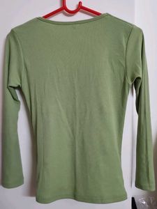 Pista Green RIBBED SHIRT