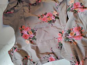 Floral Print Anarkali Kurta