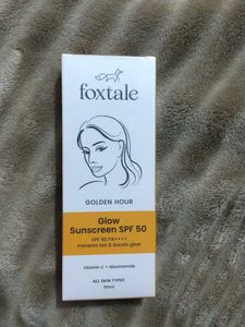 Foxtale Glow Sunscreen SPF 50