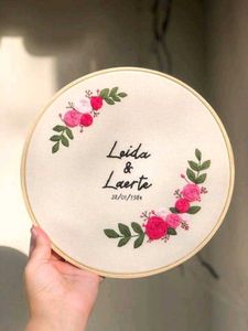 Couples wedding frame