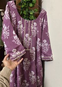 Purple Summer Palazzo Suit