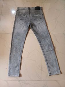 Gray Denim Jeans