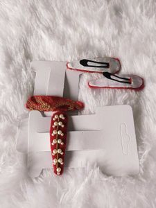 X&#39;mas Hair Clip in velvet