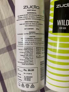 Combo Zudio Wild Perfumes