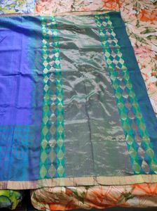 Elegant Blue uppada silk. Saree