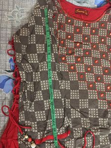 Mirror Work Kurta
