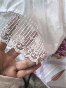 gothic lolita coquette white lace corset dress