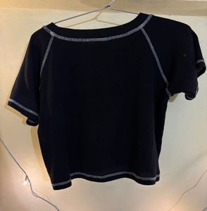 Black Crop Top