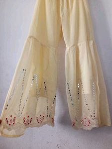 Embroidered Sharara Set