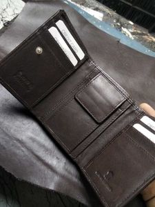 Trendy Brown Rfid Genuine Leather Walet For Mens