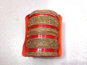Red & Gold Bridal Bangles