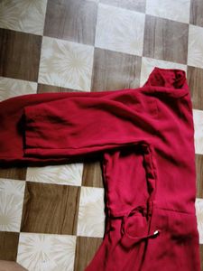 Girl Party Dress.Red Colour.Fancy Dress.