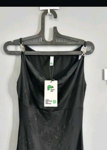 Newme Stone Work Dress 🖤