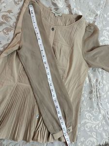 Burberry Pleated Button-Down Top