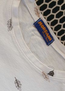 Autumn Leaf Print Long Sleeve Top