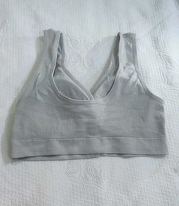 Button Front Comfort Bra – Wide Strap, Non-Wired,