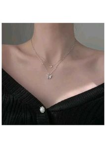 Layered Butterfly Necklace