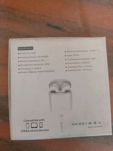 I7 TWS Earbuds With Box Charger