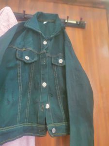 Green Denim Jacket