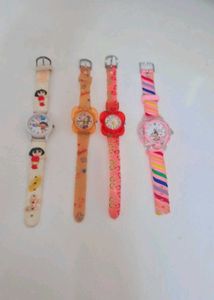 Kids' Cartoon Watches (Lot of 4)