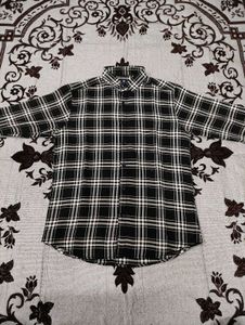 Checkered Button-Down Shirt