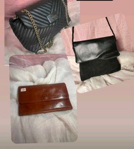 Combo Of Leather Bags