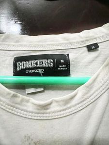 Bonkers, Oversized T-shirt, Slightly Worn.