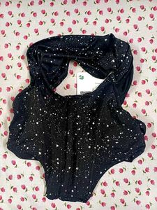 Stylish Black Skirt And Corset