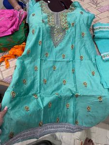 Elegant Embroidered Suit Set