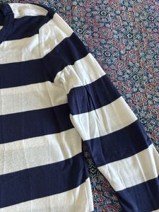 Striped 3/4th Sleeve Top From Gap