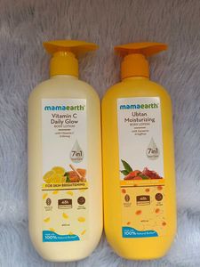 Mamaearth Vit-C Daily Glow/Ubtan Moisturizing Body