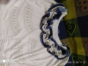 Cute White frock