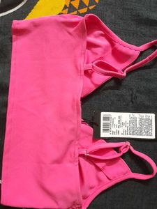 Pink Brand New Sports Bra
