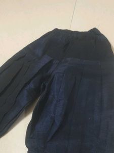 Navy Blue Casual Pants