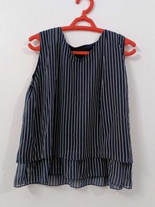Striped Sleeveless Top