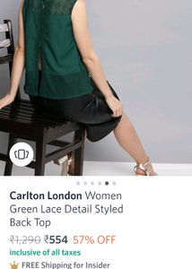Carlton London Bottle Green top