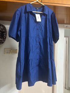 🆕 “Nuon By Westside” Blue Shirt Dress