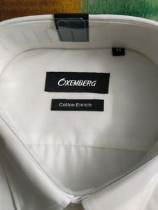 Oxemberg Formal Half-Sleeved White Shirt