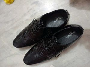 Men Height Increasing Lace Up Shoes