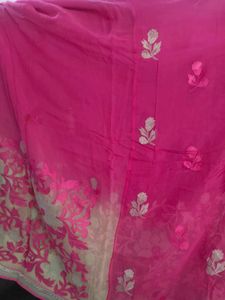combo of two sarees silk fabric nd zari work
