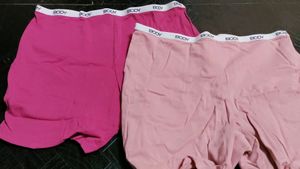 Ladies Boy Shorts With Bikini Panties M&amp;S
