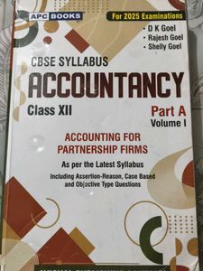 Accountancy Class XII - CBSE Syllabus
