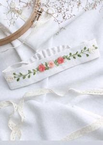 Floral Embroidered Headband (pack of 1)