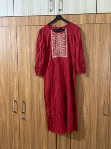 Gorgeous Red Kurta (Women's)