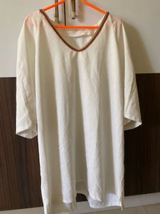 White Relaxed Fit Kurti